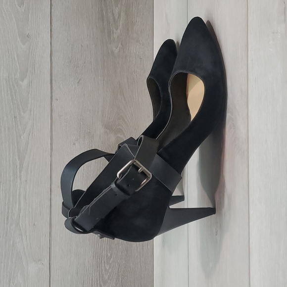 Joe's JeansWomens Comfort Ankle Leather Strap Heels Leather Sandals shoes 10 - Picture 3 of 12